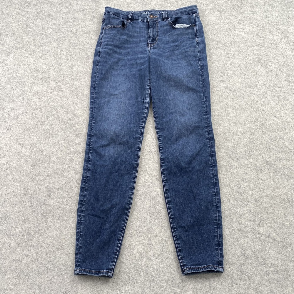 American Eagle Outfitters High Rise Jegging Womens 12 Tall (30x28) Blue *WEAR*